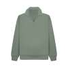 W75 Quarter Zip Sweatshirt Sage colour image